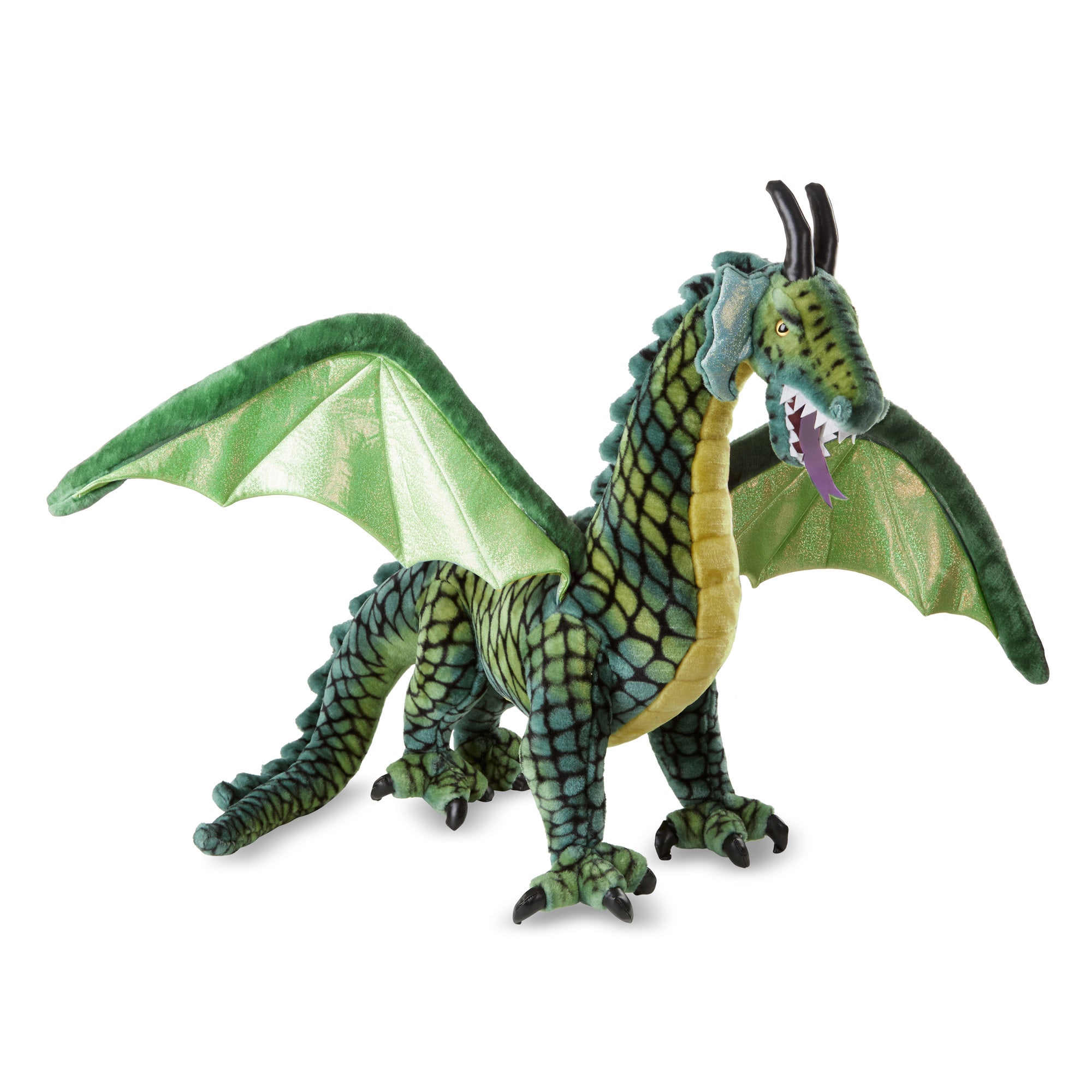 Melissa & Doug Winged Dragon Lifelike Plush Stuffed Animal - Image 9