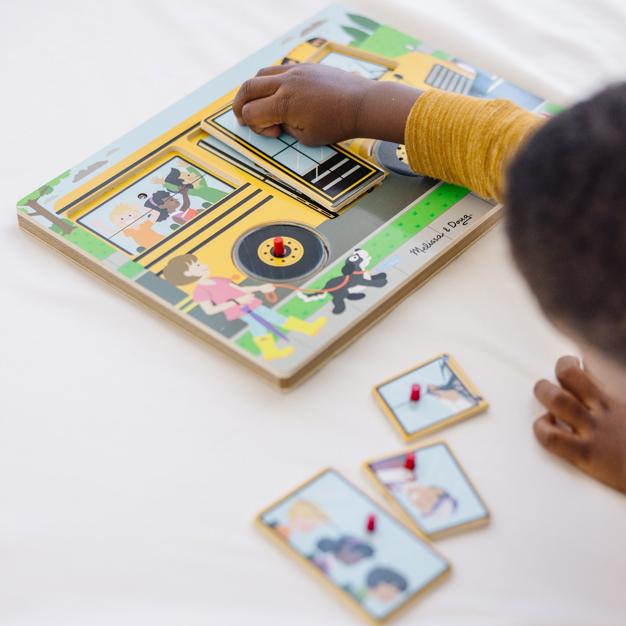 Melissa & Doug The Wheels on the Bus Song Puzzle - 6 Pieces - Image 6
