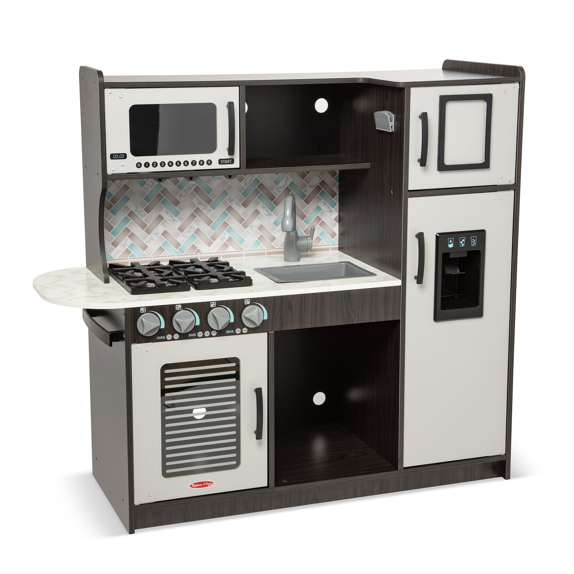 Melissa & Doug Wooden Chef's Kitchen - Charcoal