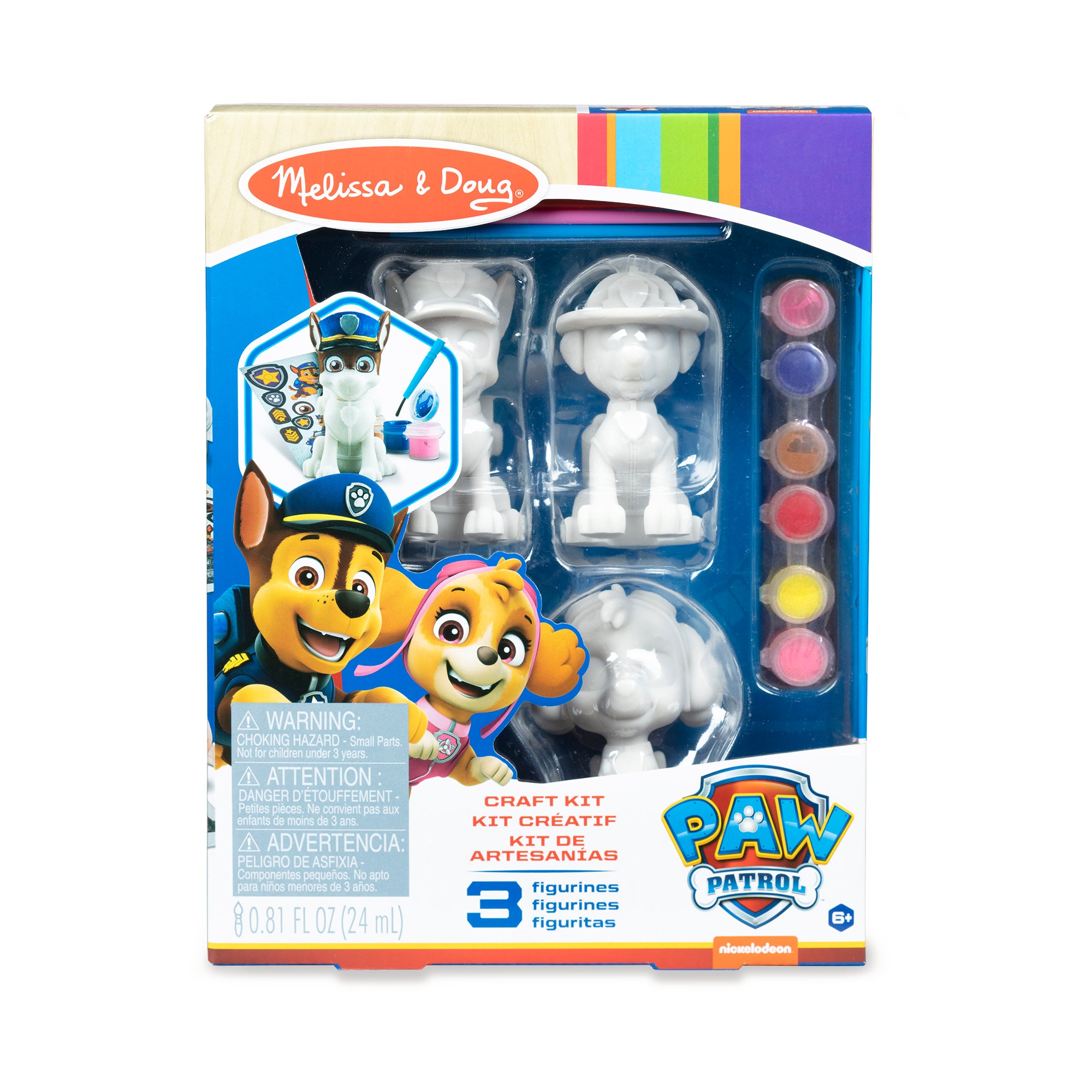 Melissa & Doug PAW Patrol Craft Kit - Pup Figurines