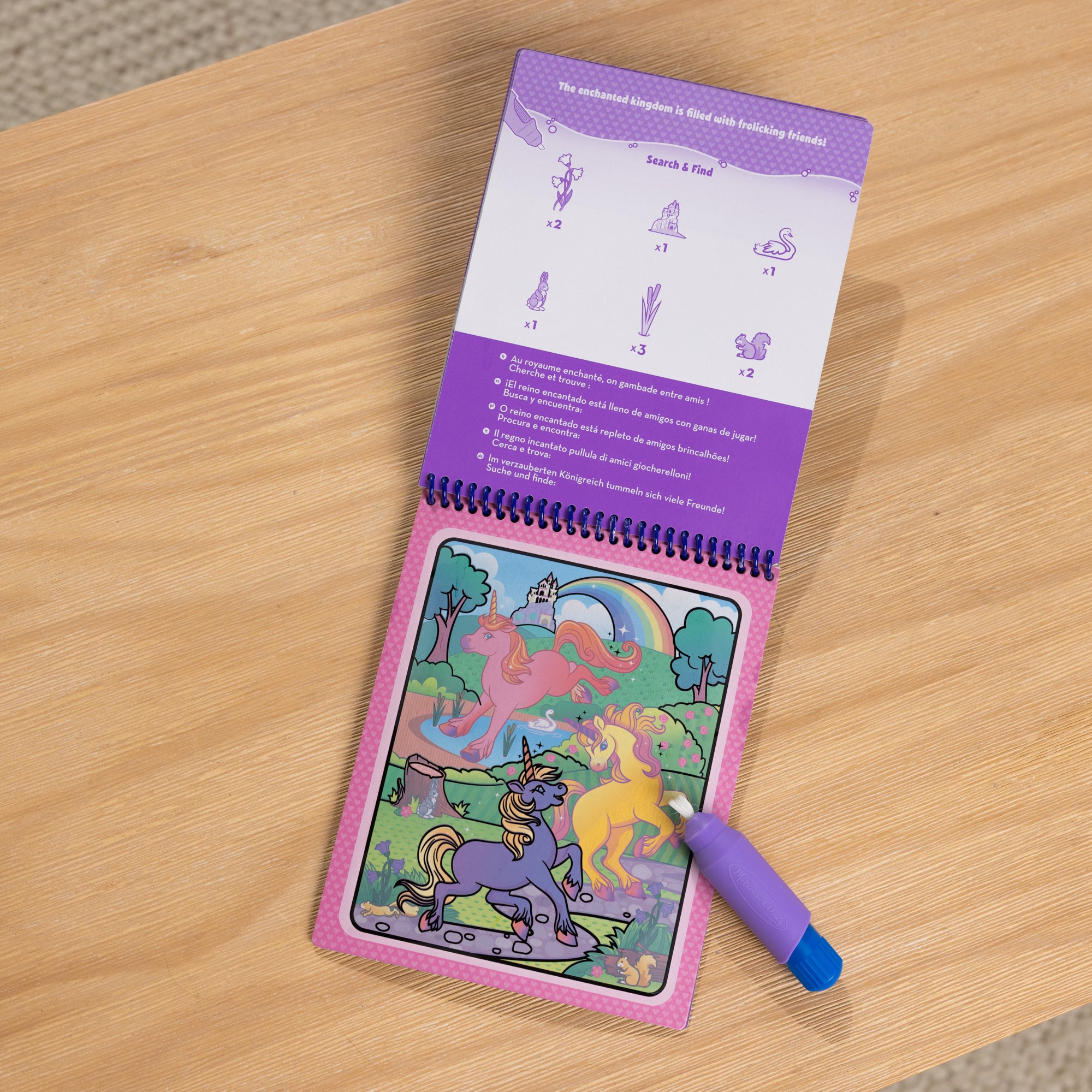 Melissa & Doug Water WOW! Water-Reveal Pad - Unicorn - Image 9