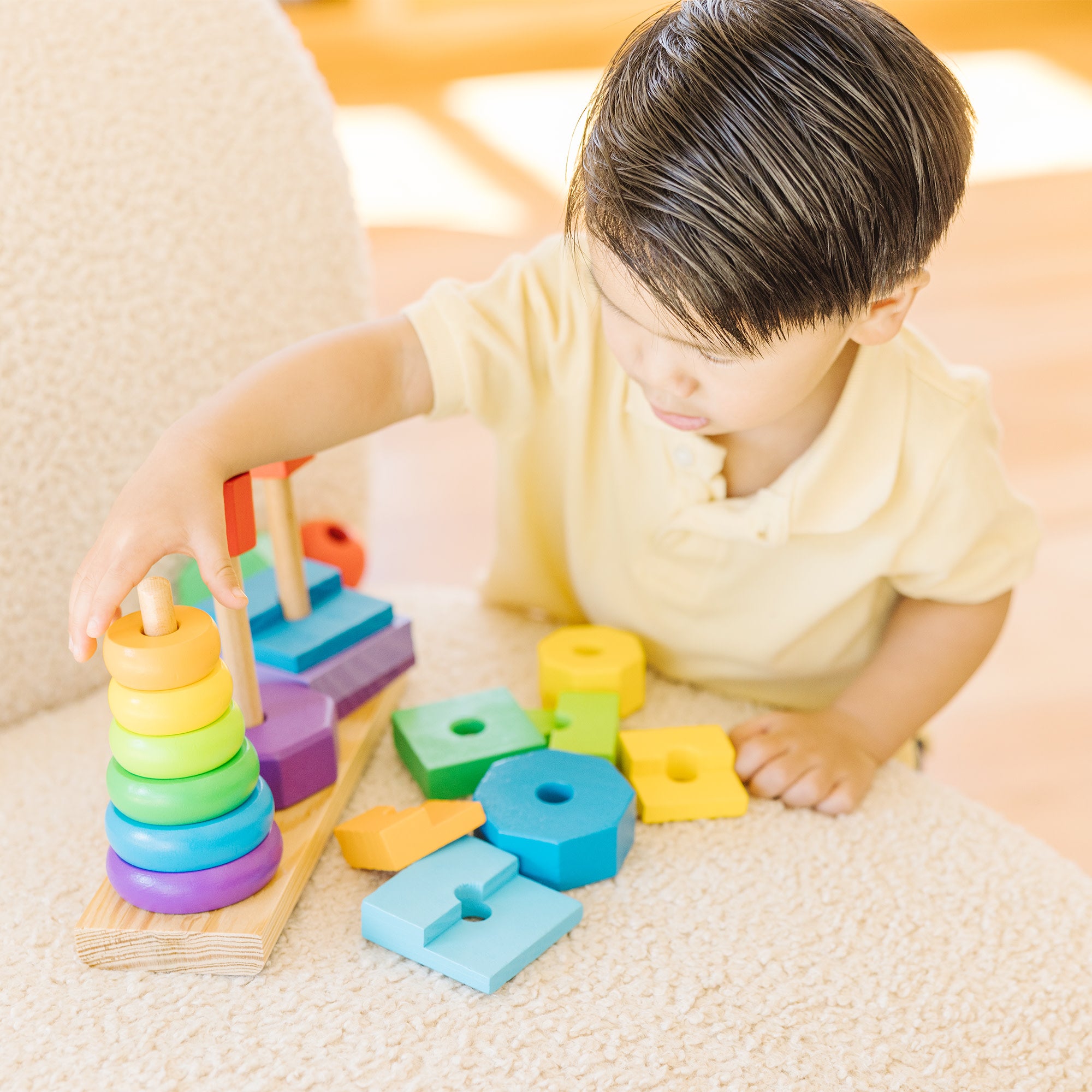 Melissa & Doug Geometric Stacker - Image 6