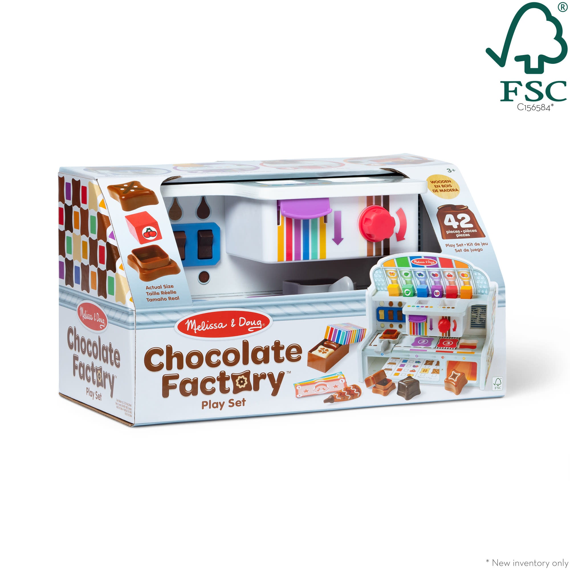 Melissa & Doug Wooden Chocolate Factory Play Set - Image 4
