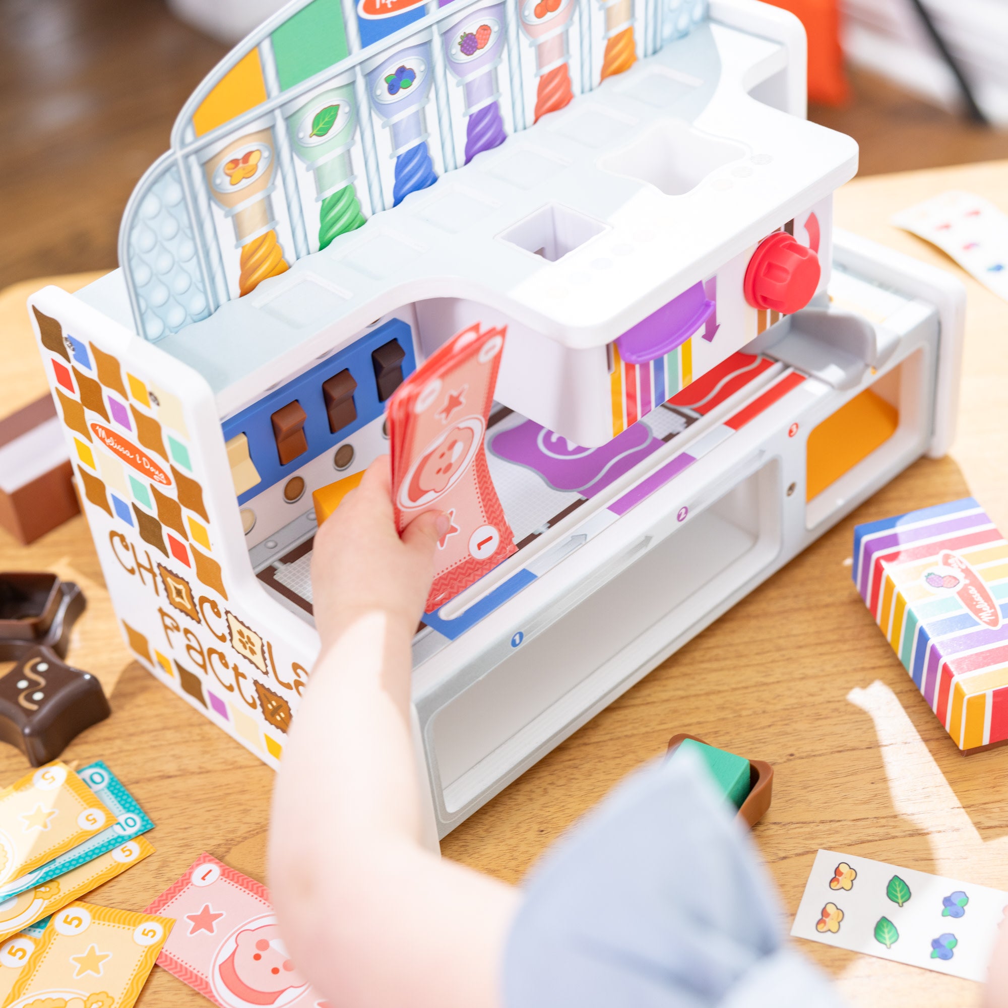 Melissa & Doug Wooden Chocolate Factory Play Set - Image 5