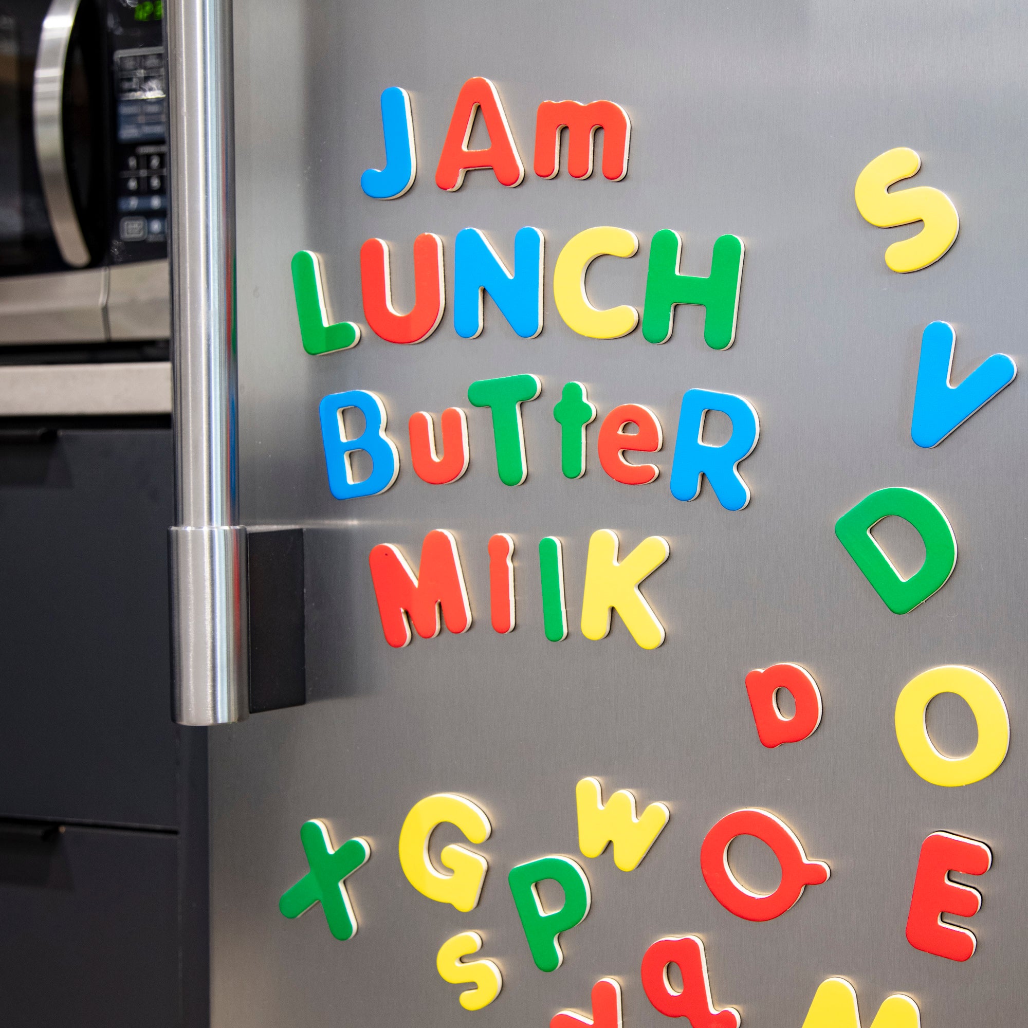 Melissa & Doug Wooden Letter Alphabet Magnets - Image 9