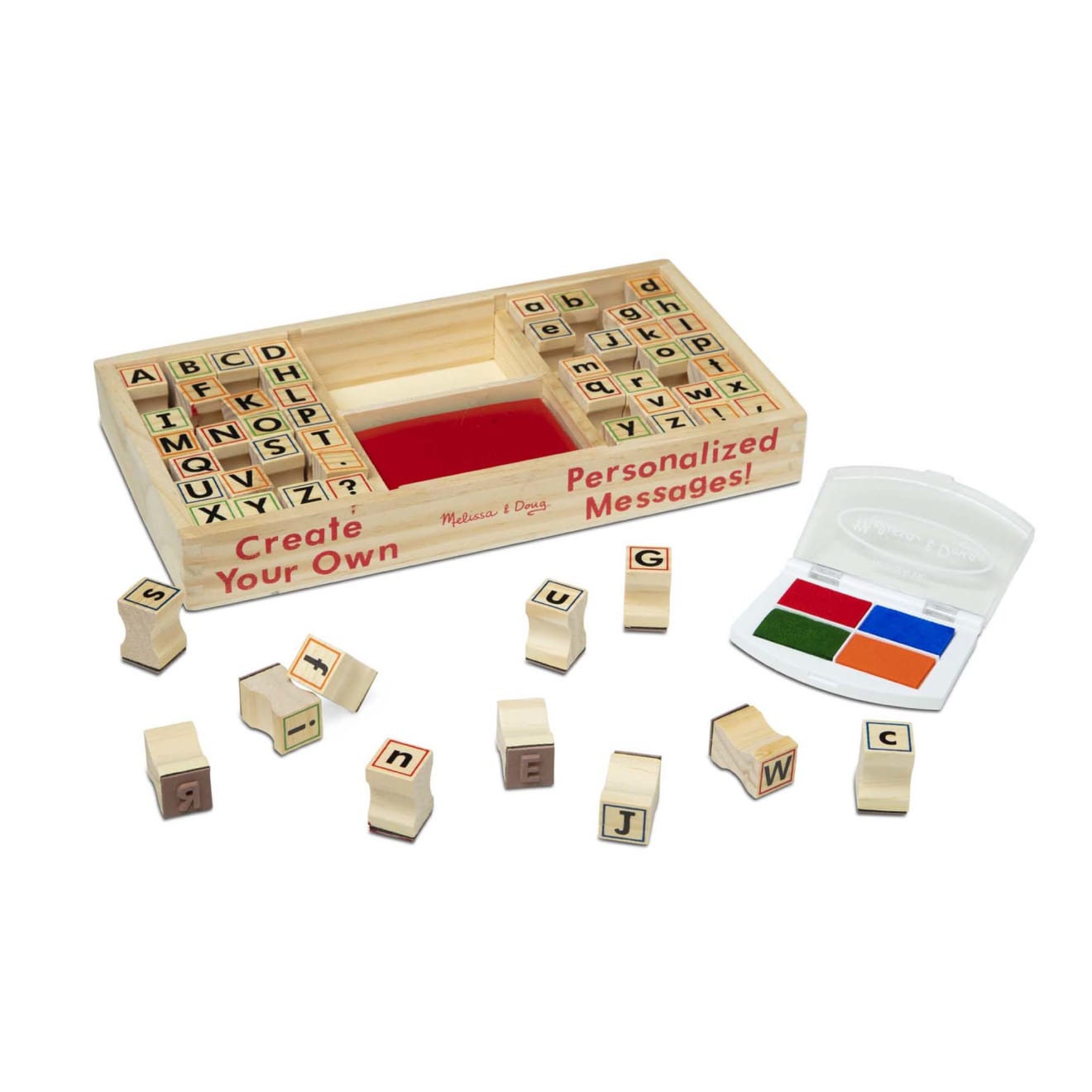 Melissa & Doug Alphabet Stamp Set - Image 4