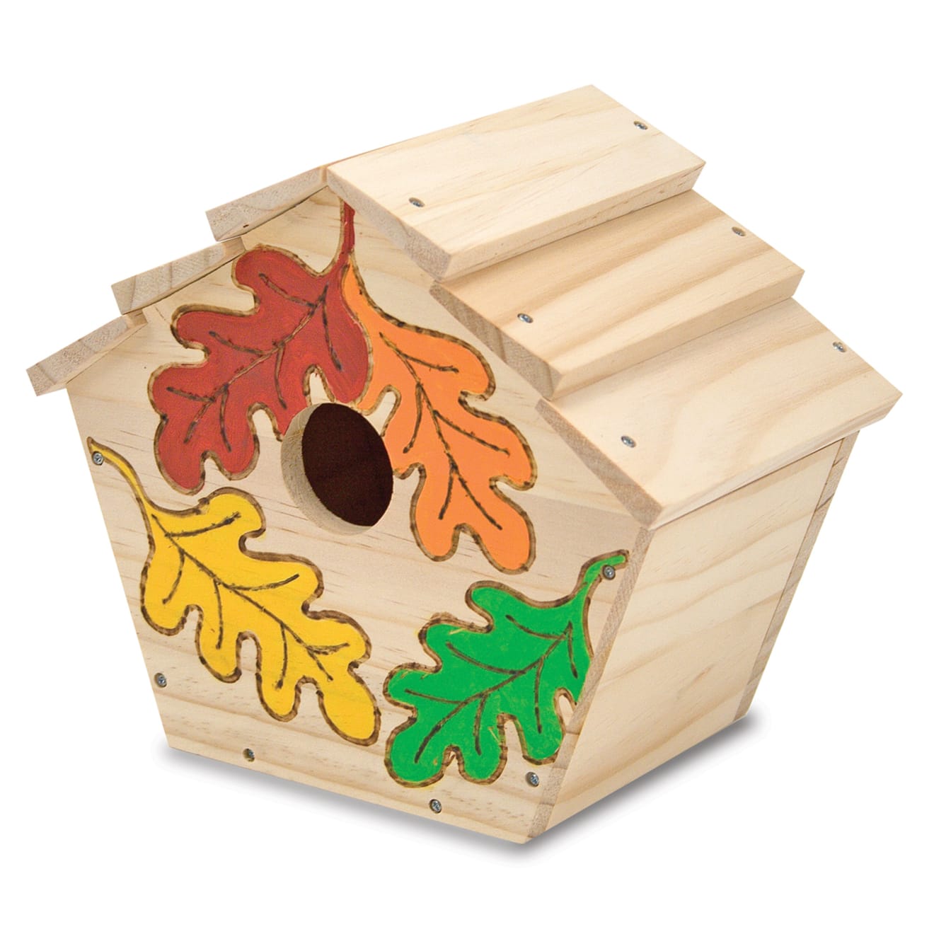 Melissa & Doug Created by Me! Birdhouse Wooden Craft Kit - Image 5