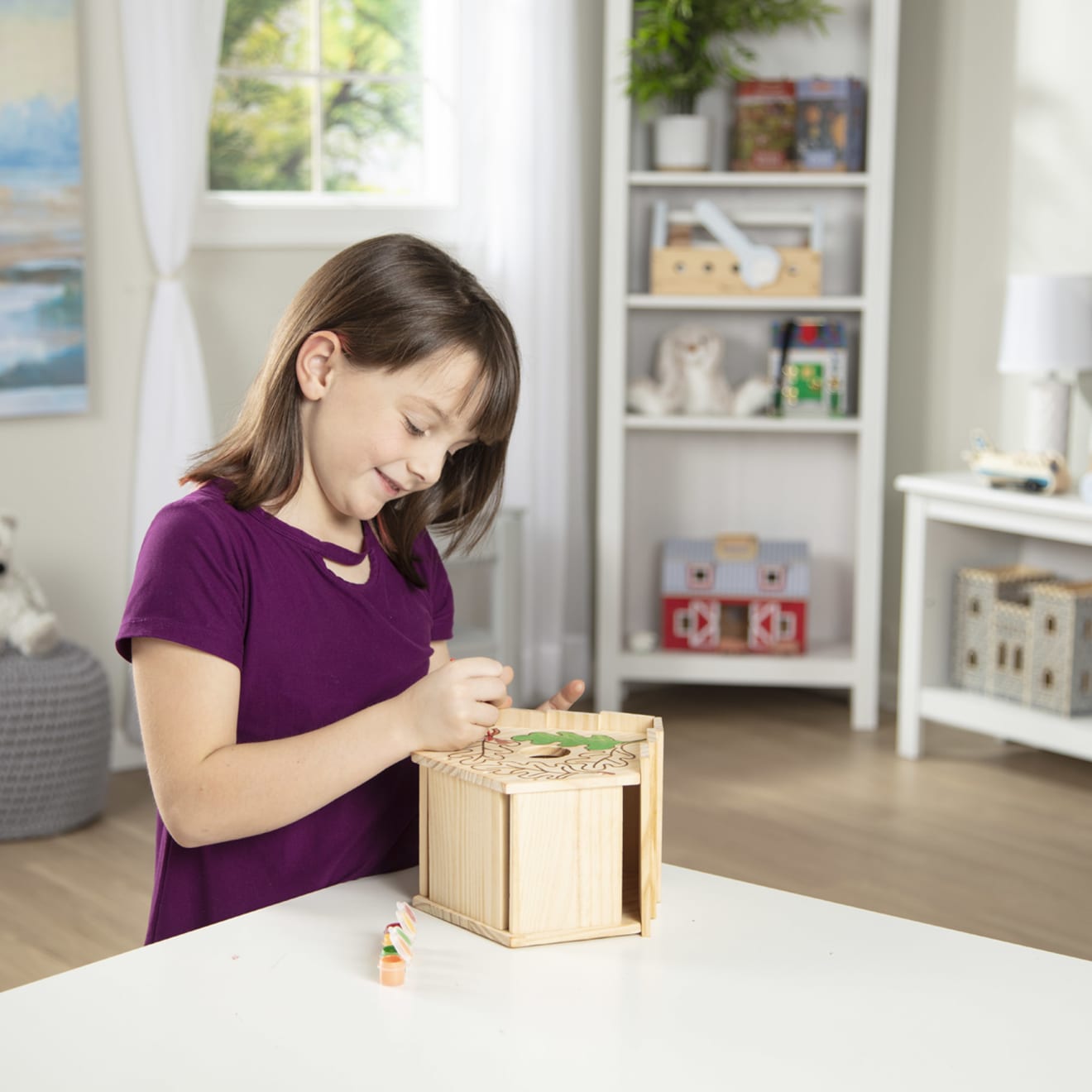 Melissa & Doug Created by Me! Birdhouse Wooden Craft Kit - Image 2