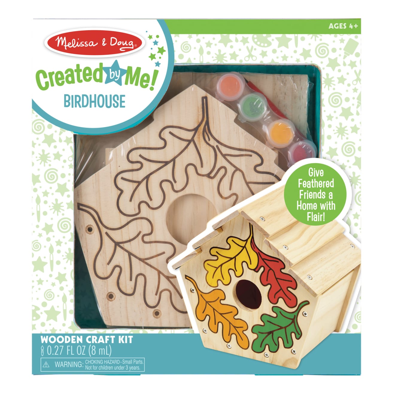 Melissa & Doug Created by Me! Birdhouse Wooden Craft Kit