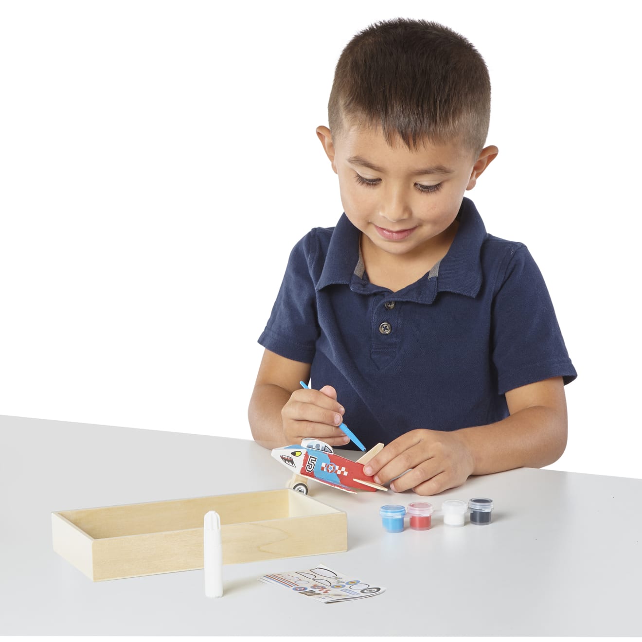 Melissa & Doug Decorate-Your-Own Wooden Plane - Image 8