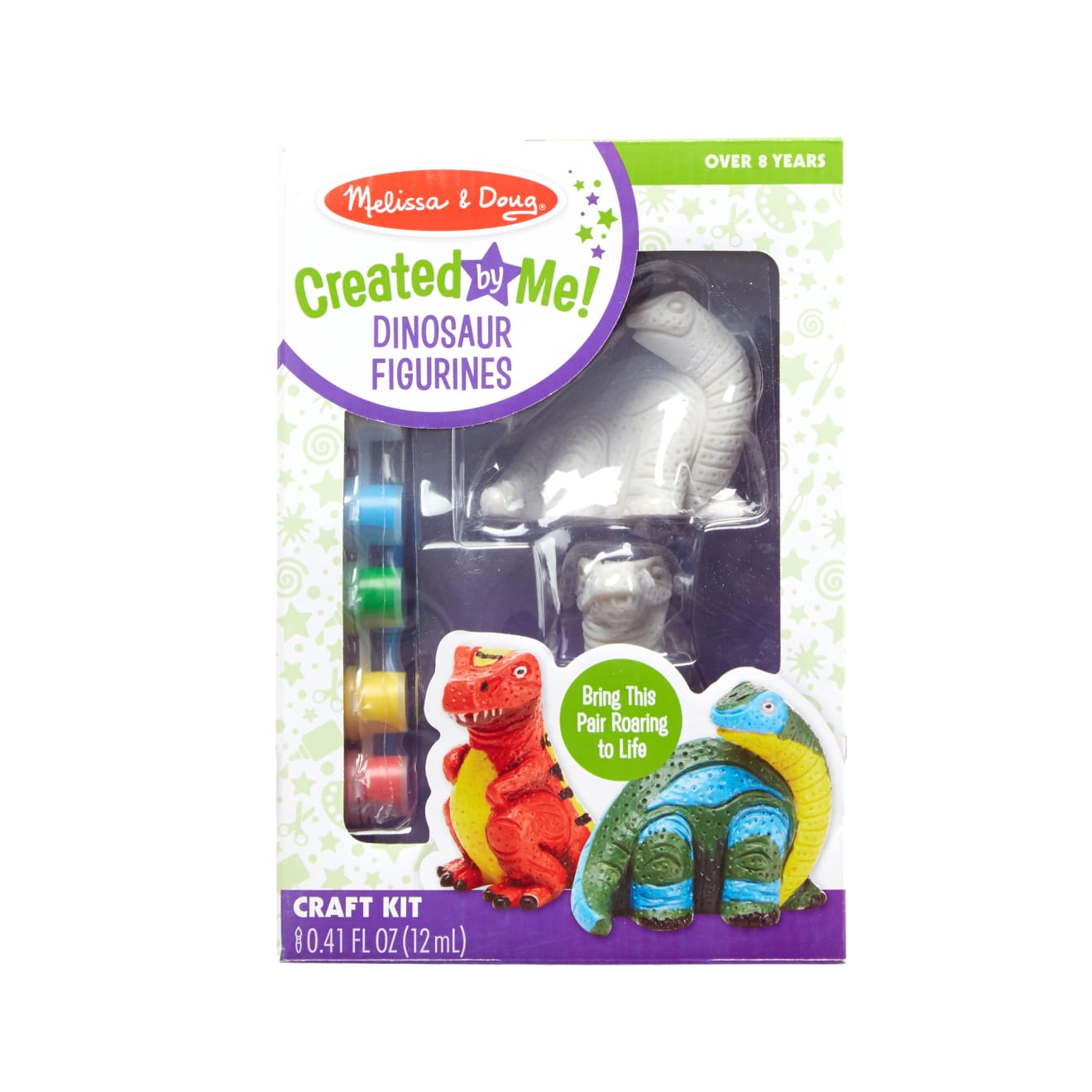 Melissa & Doug Created by Me! Dinosaur Figurines Craft Kit - Image 3