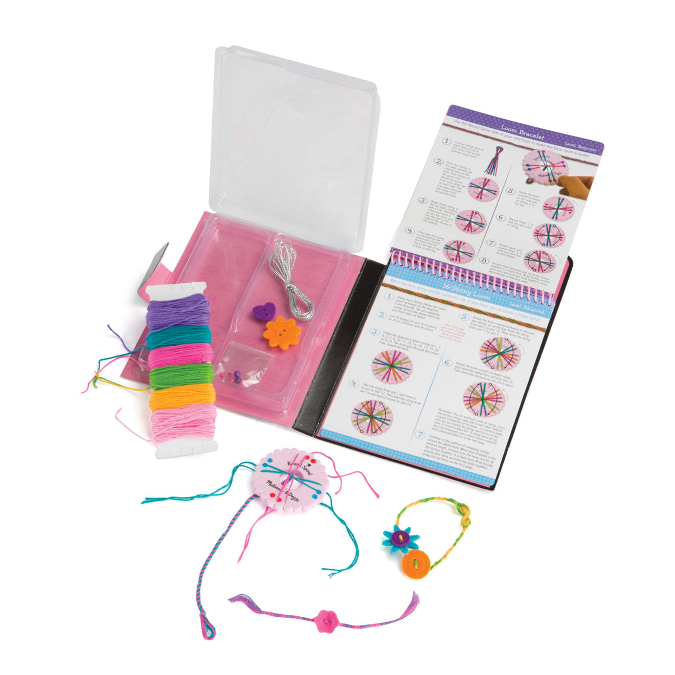 Melissa & Doug On the Go Crafts - Friendship Bracelets - Image 4