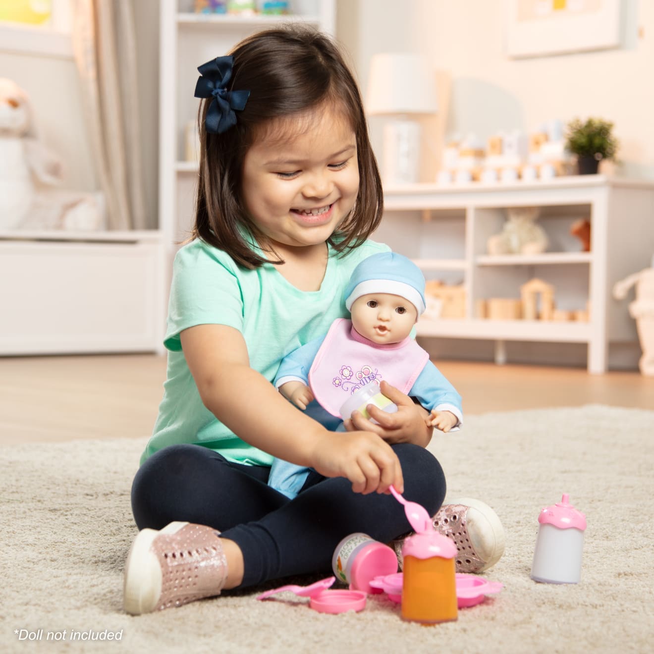Melissa & Doug Mine to Love - Baby Food & Bottle Set - Image 5