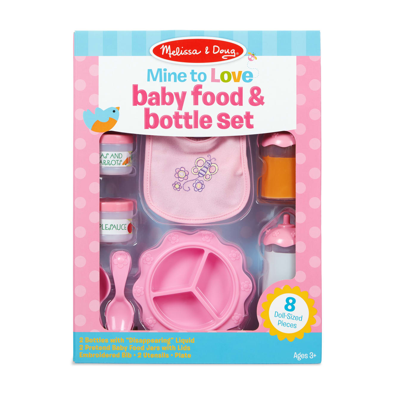 Melissa & Doug Mine to Love - Baby Food & Bottle Set - Image 3