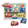 Melissa & Doug Vehicles Jumbo Knob Puzzle - 8 pieces