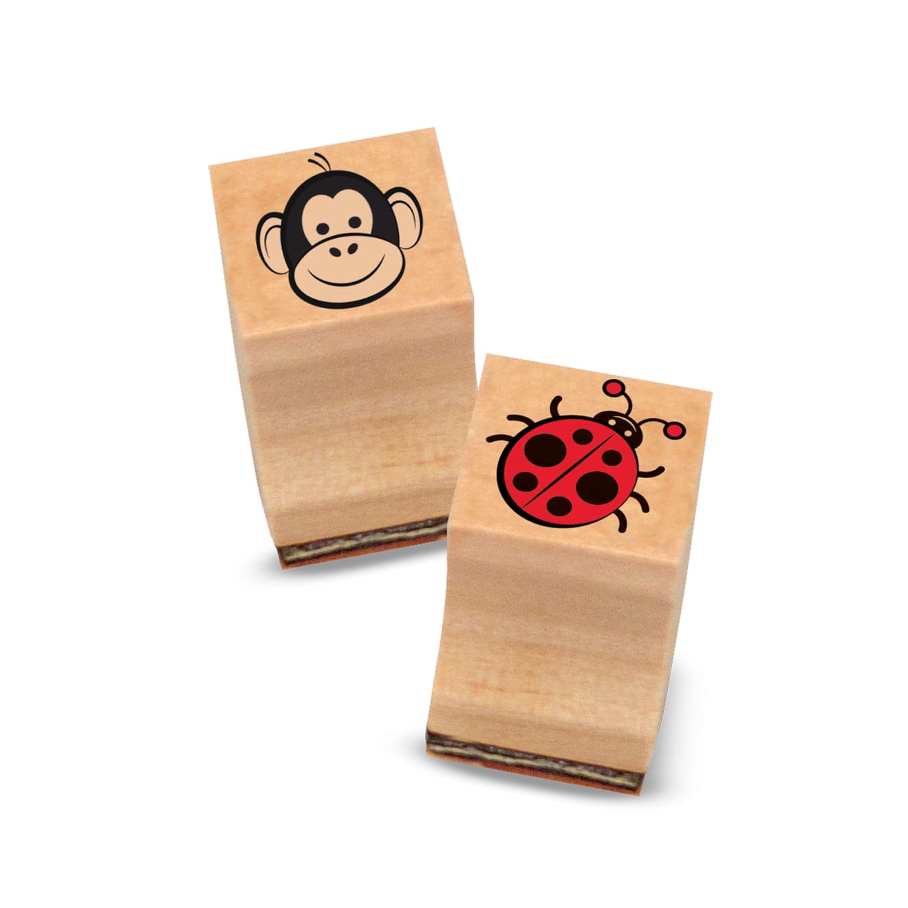 Melissa & Doug Wooden Favorite Things Stamp Set - Image 9