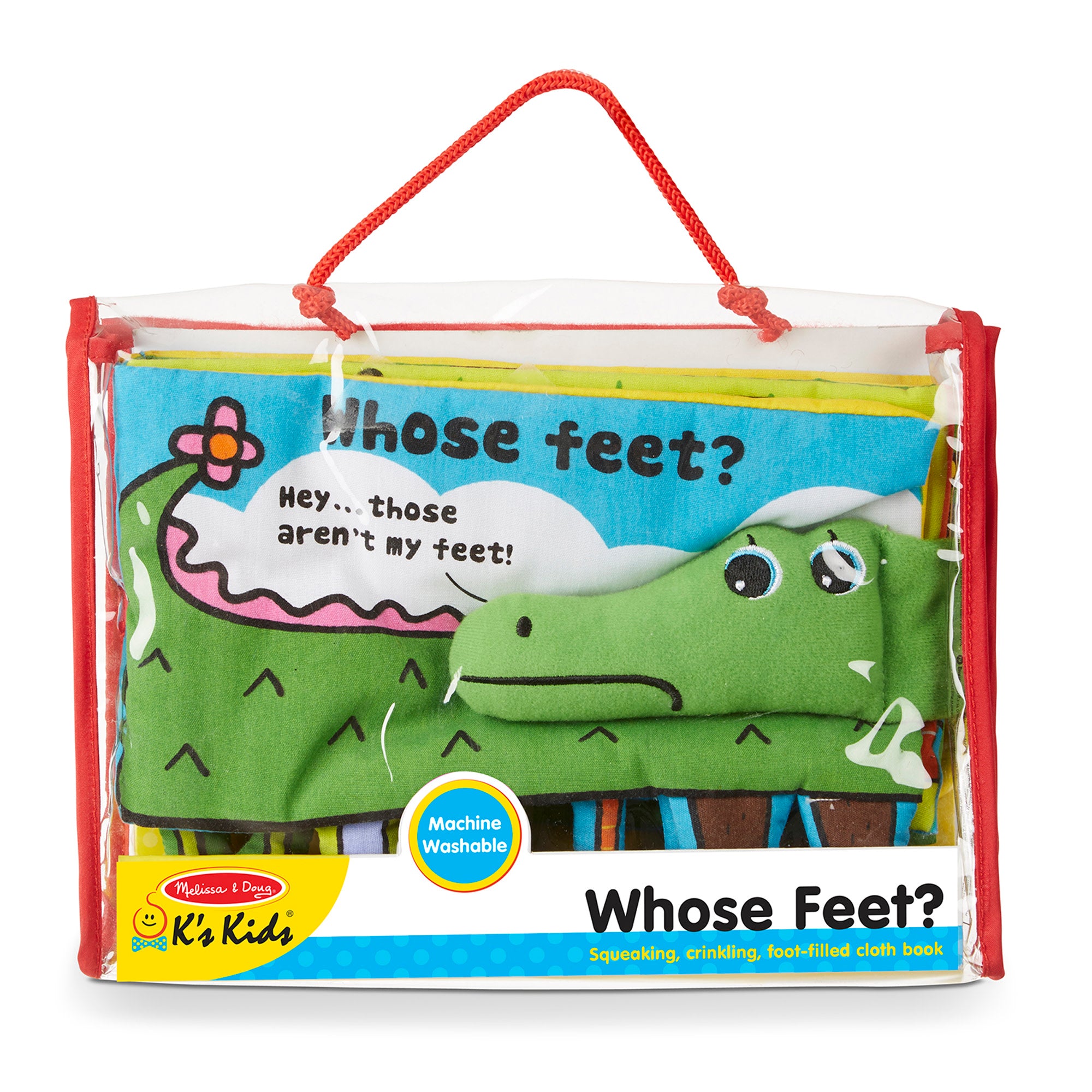 Melissa & Doug Soft Activity Book - Whose Feet? - Image 3