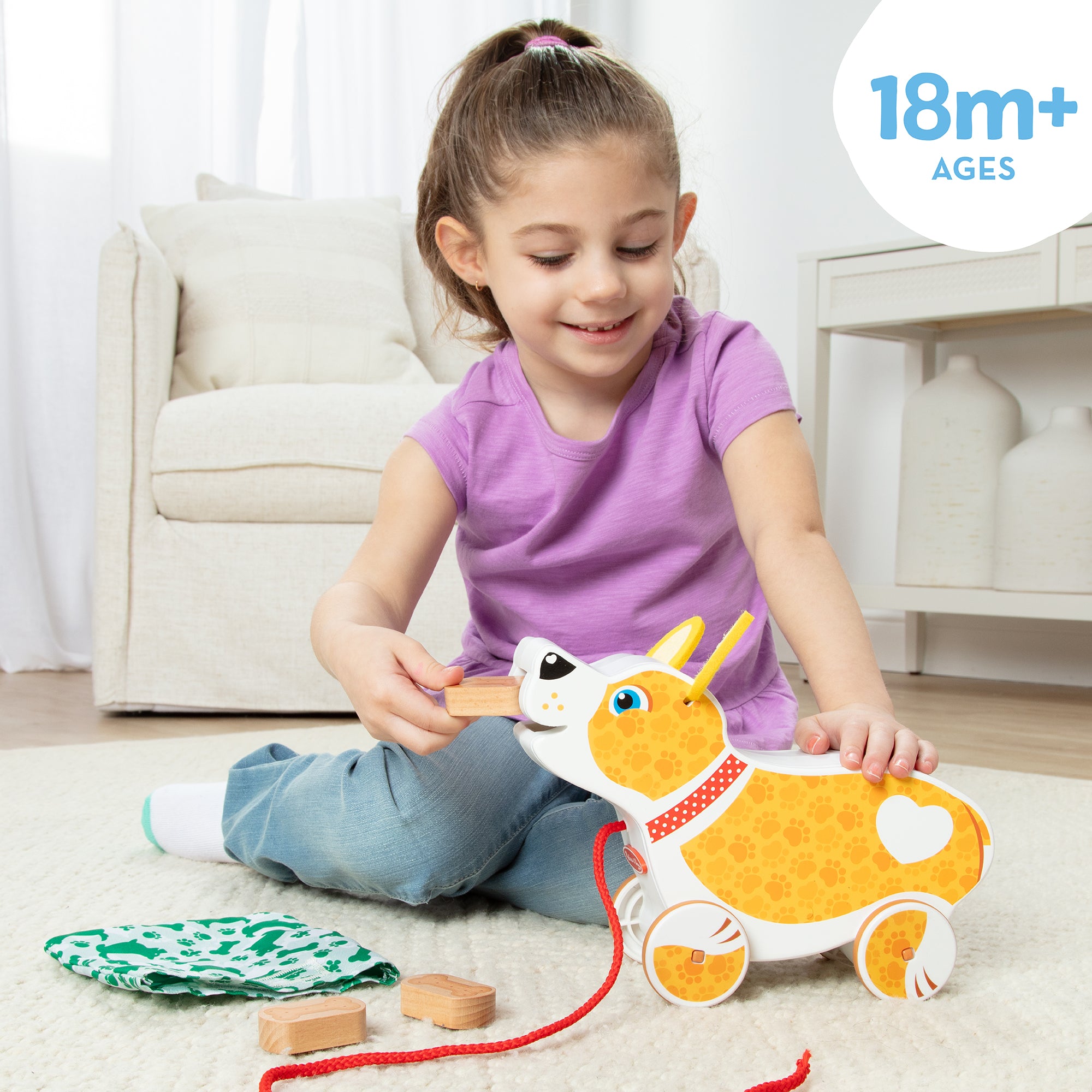 Melissa & Doug Feed, Walk & Poo Pup Play Set - Image 8