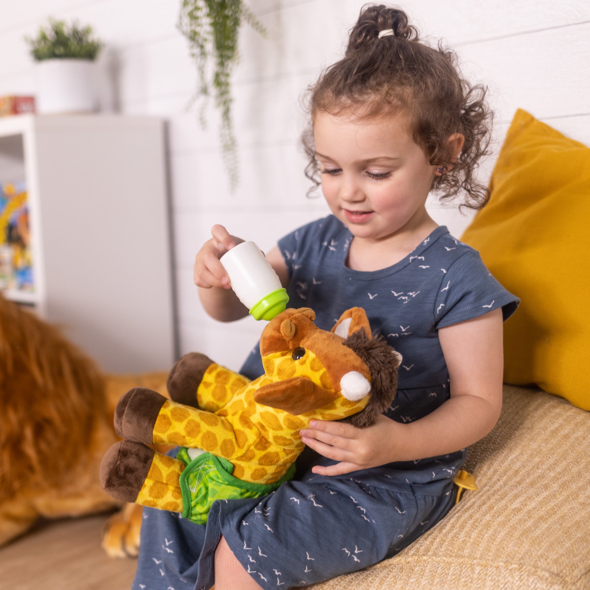Melissa & Doug Baby Giraffe Stuffed Animal - Image 10