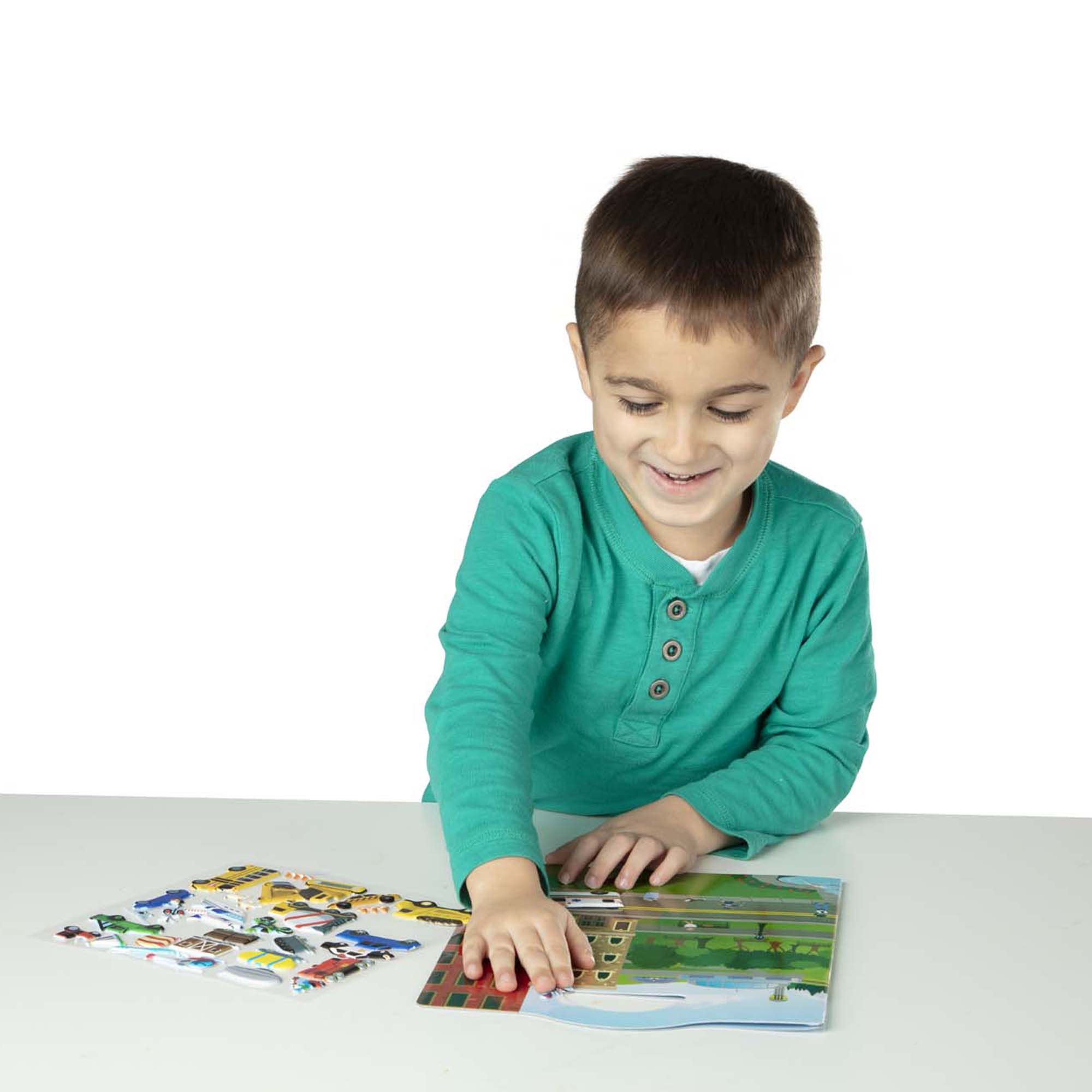 Melissa & Doug Puffy Sticker Play Set - Vehicles - Image 8