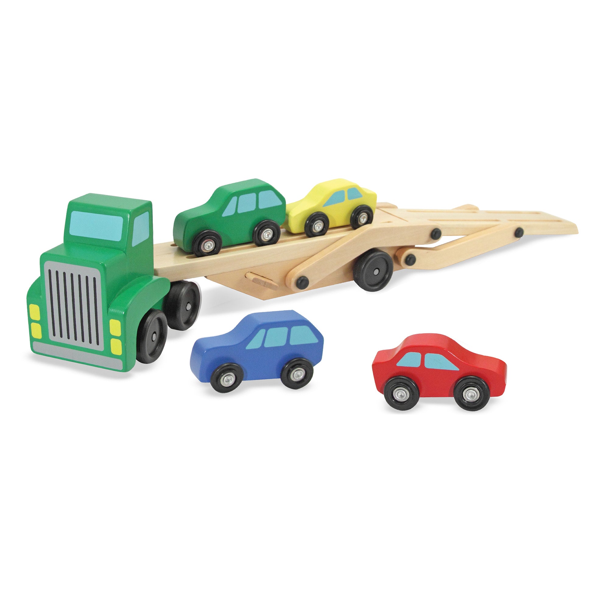 Melissa & Doug Wooden Car Carrier - Image 4