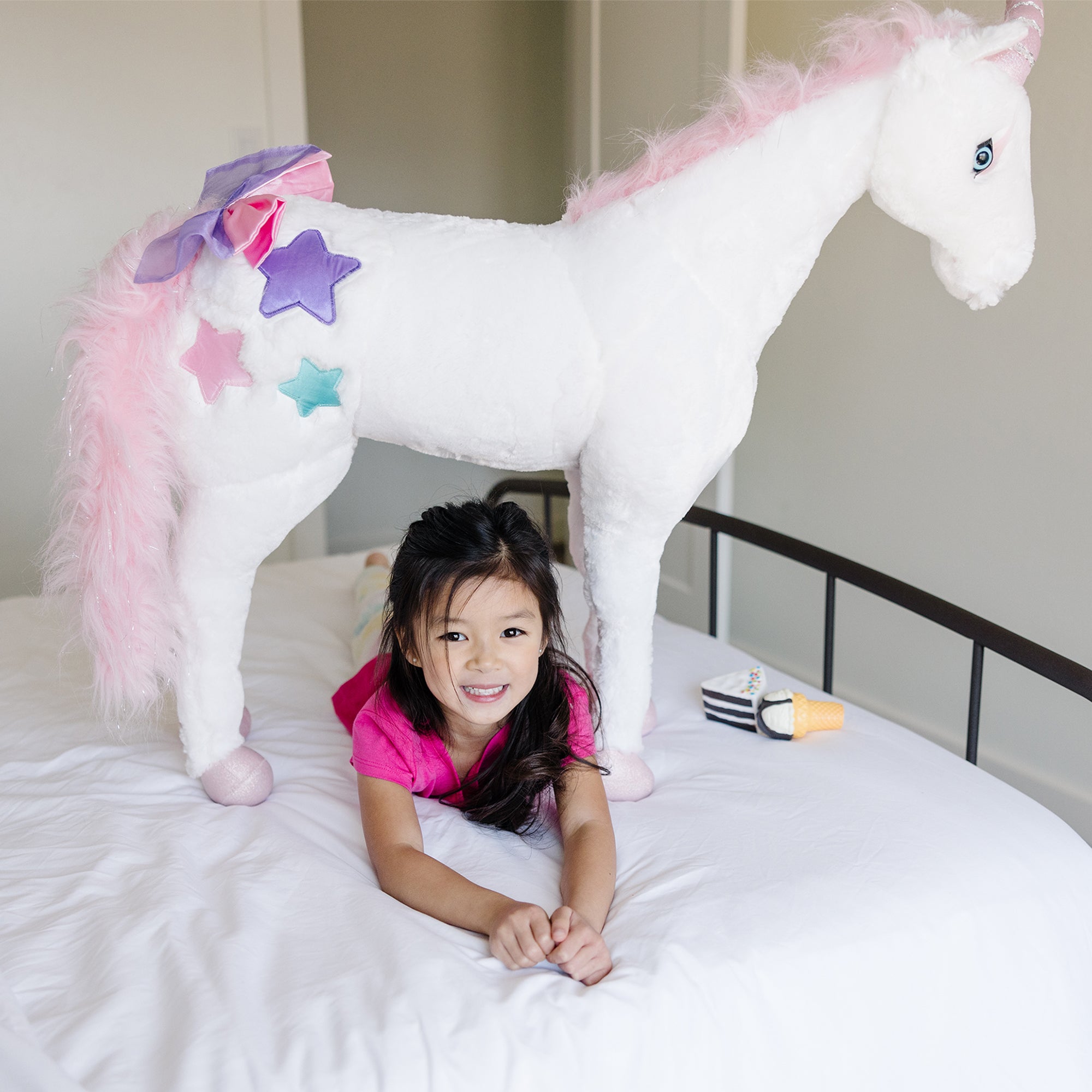 Melissa & Doug Unicorn Lifelike Plush Stuffed Animal - Image 10