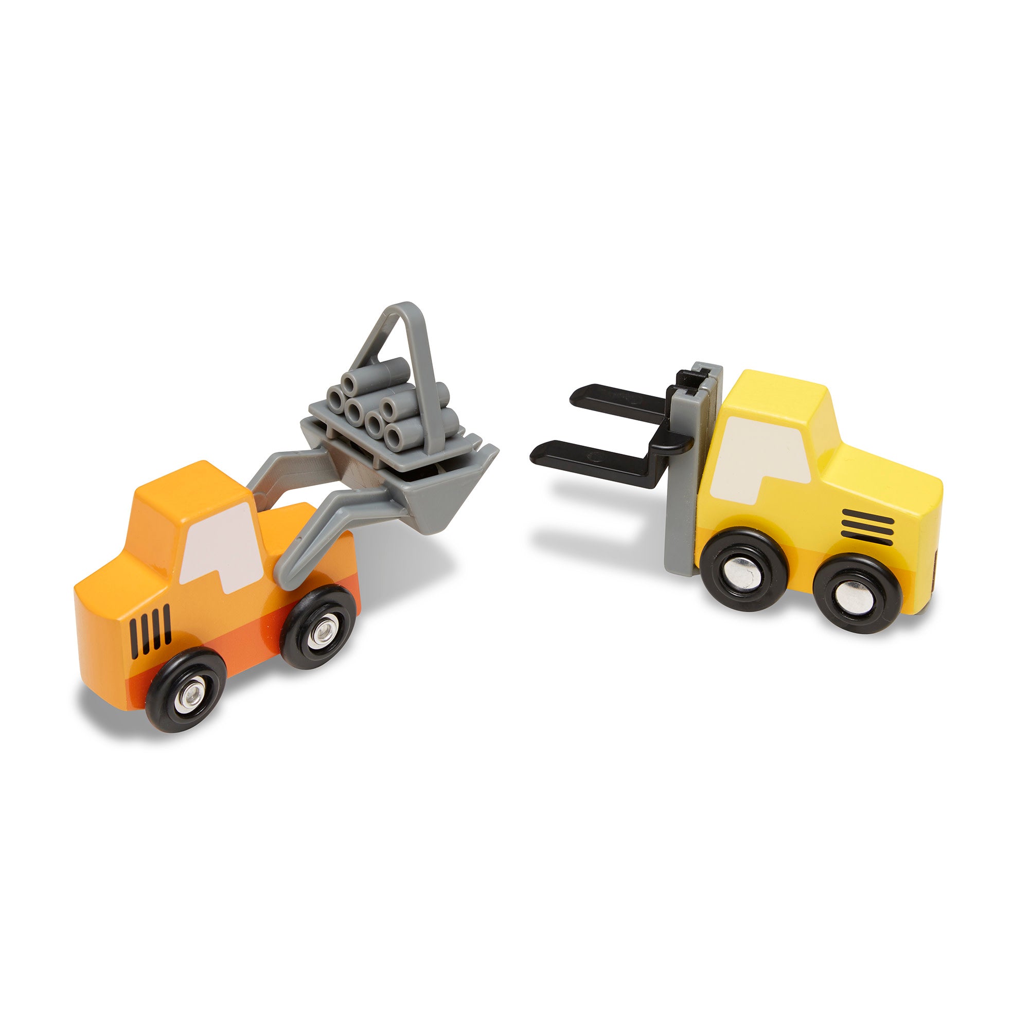 Melissa & Doug Wooden Construction Site Vehicles - Image 4