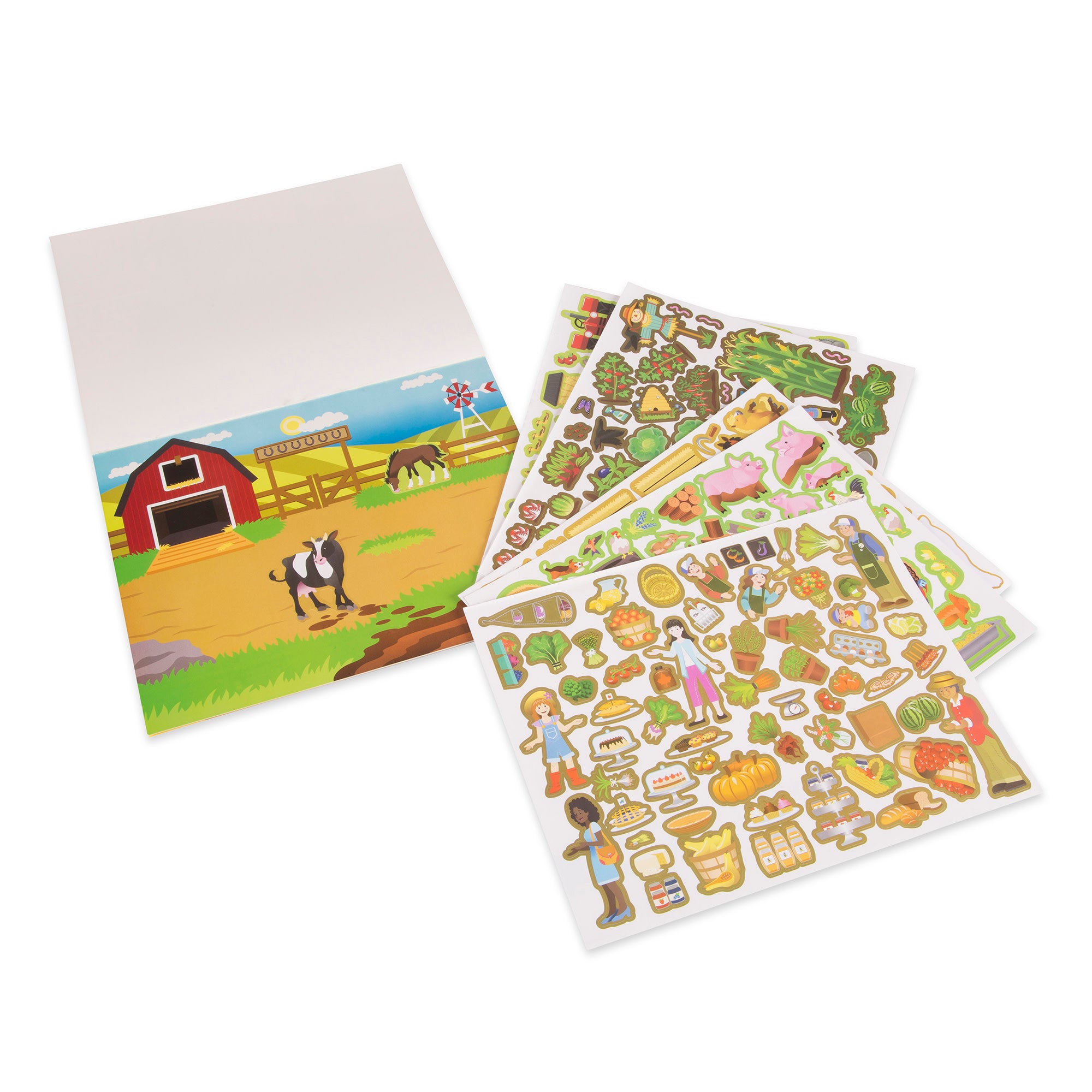 Melissa & Doug Reusable Sticker Pad - Farm - Image 4