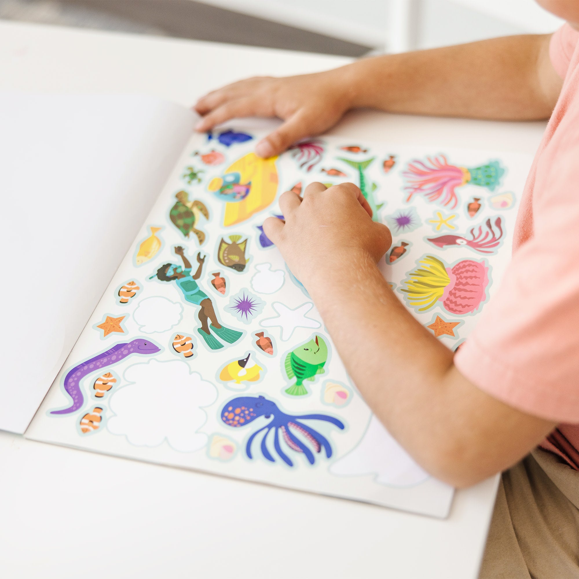 Melissa & Doug Reusable Sticker Pad - Under the Sea - Image 5